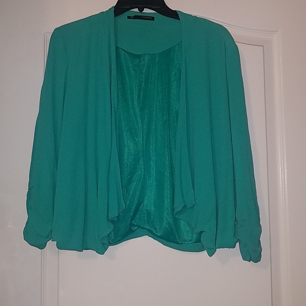 Teal blazer